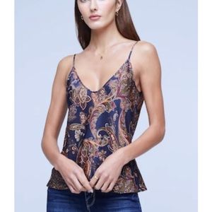 lagence Lexi cami size M paisley